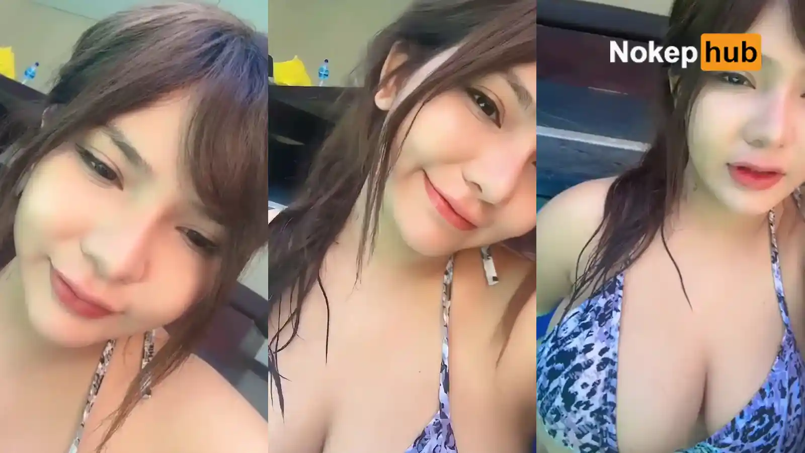 Tiara Aurellie Model Sexy Eksis di Kolam Renang